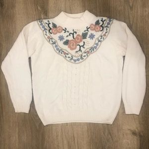 Vntg Alfred Dunner Granny Cottage Aesthetic sweater